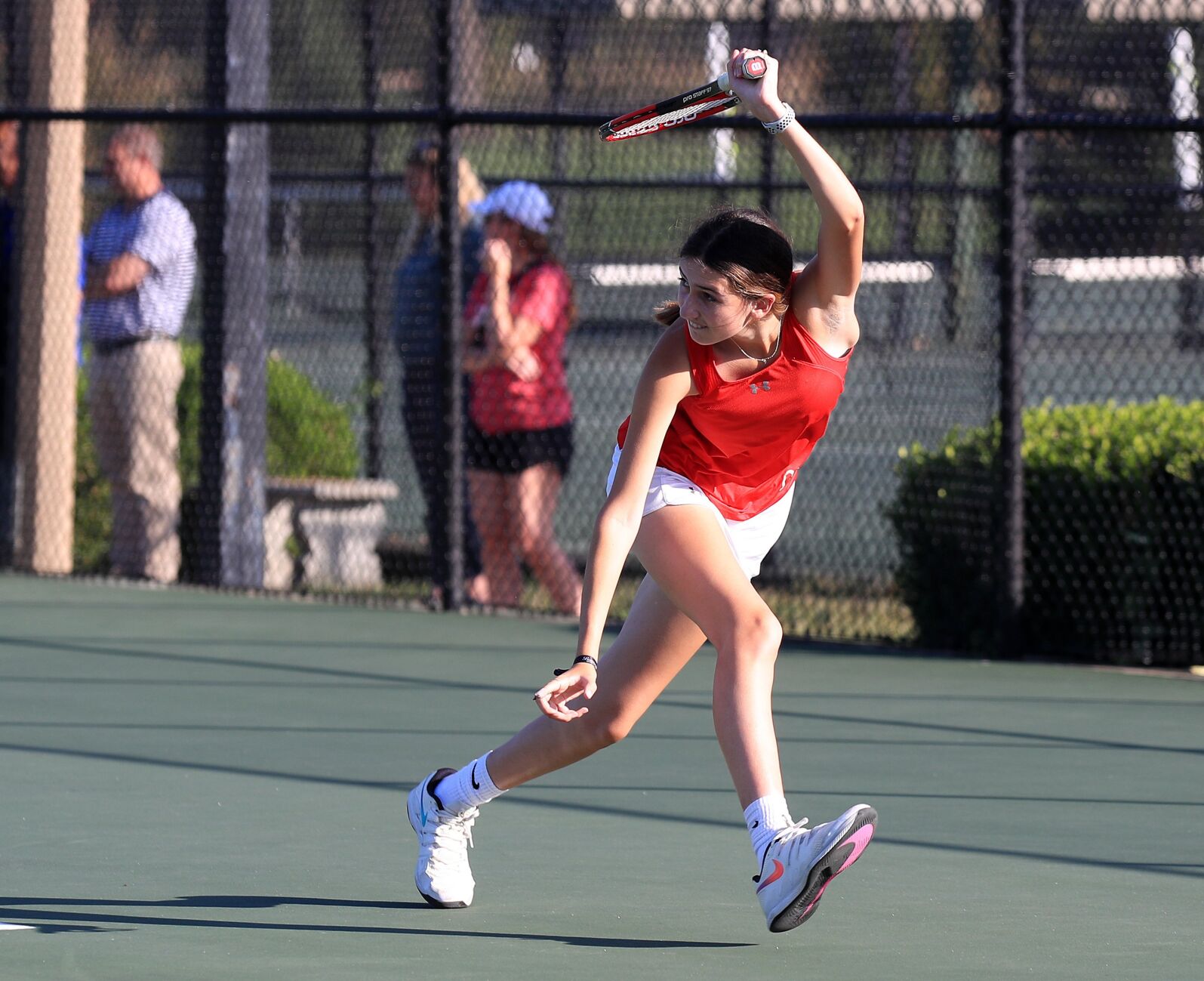 Class 2 girls tennis quarterfinal: Parkway Central 5, Cor Jesu 4
